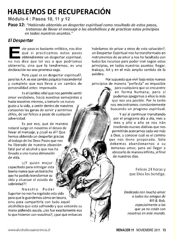 La codificación del alcoholismo g de octubre
